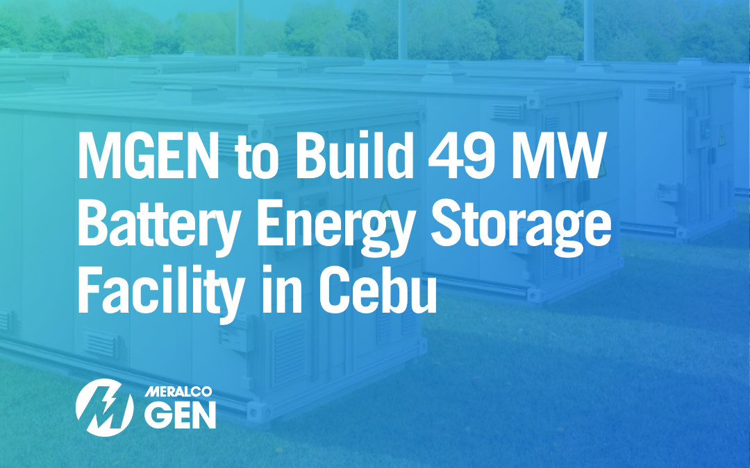 MGEN to Build 49MW Battery Energy Storage Facility in Cebu