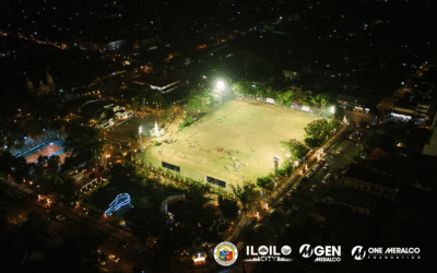 MGEN Unit Lights Up Iloilo’s La Paz Football Ground